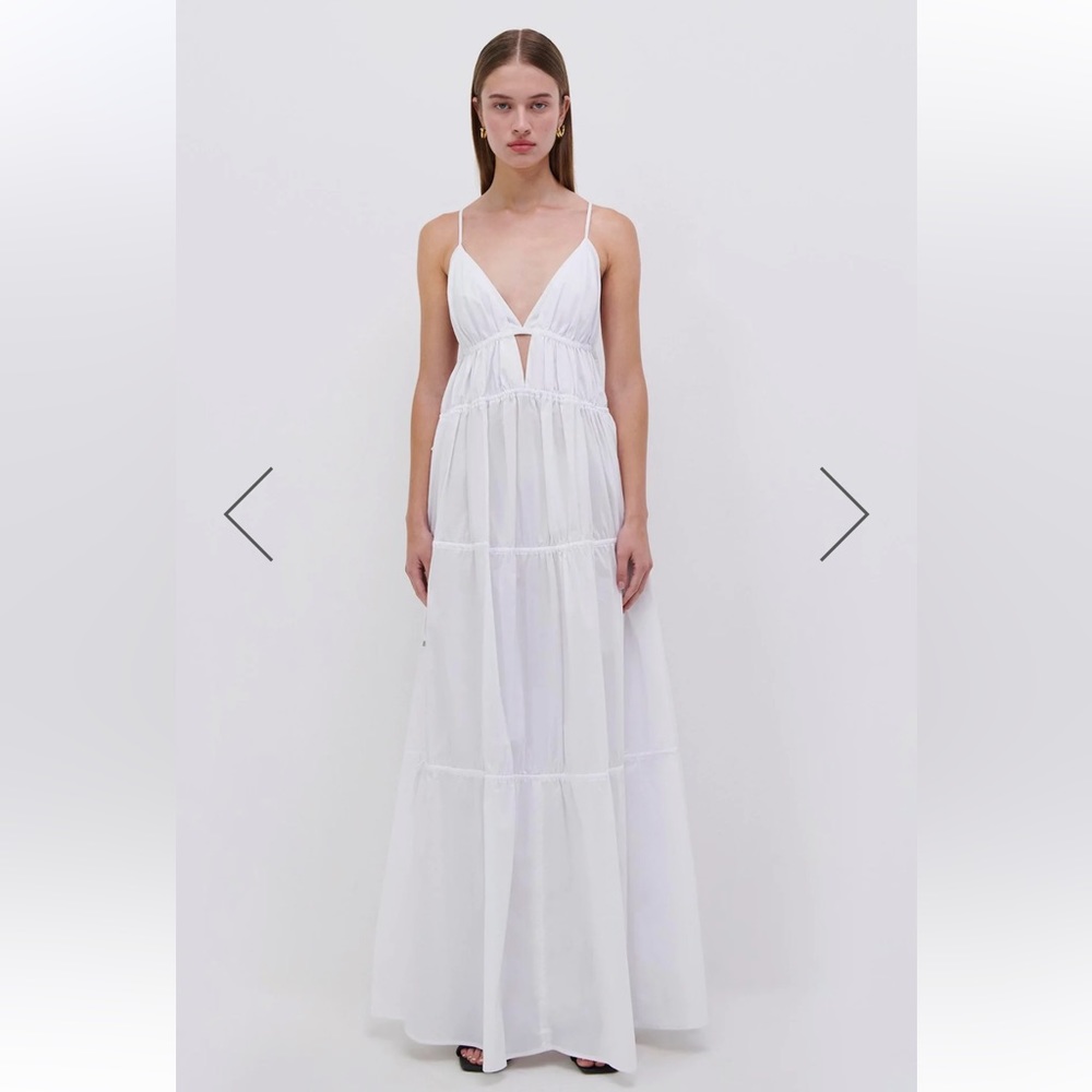 NWOT Jonathan Simkhai Signature April Dress in White